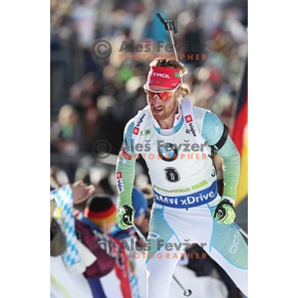 Klemen Bauer (SLO) competes at Men\'s 10 km Sprint during IBU World Cup 2016/2017 Pokljuka, Slovenia on December 9, 0216