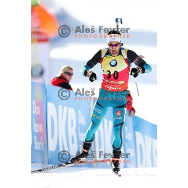 competes at Men\'s 10 km Sprint during IBU World Cup 2016/2017 Pokljuka, Slovenia on December 9, 0216