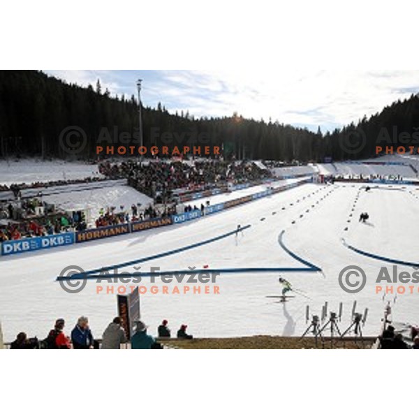 competes at Men\'s 10 km Sprint during IBU World Cup 2016/2017 Pokljuka, Slovenia on December 9, 0216
