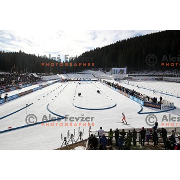 competes at Men\'s 10 km Sprint during IBU World Cup 2016/2017 Pokljuka, Slovenia on December 9, 0216