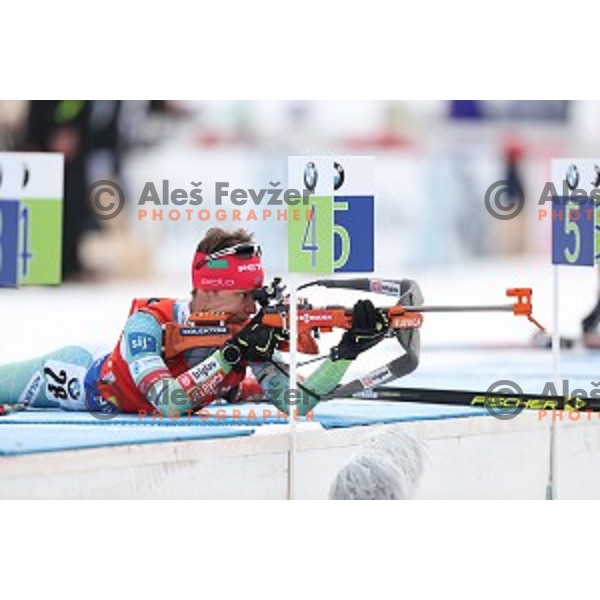 Teja Gregorin (SLO) competes at Women\'s 7,5 km Sprint during IBU World Cup 2016/2017 Pokljuka, Slovenia on December 9, 0216