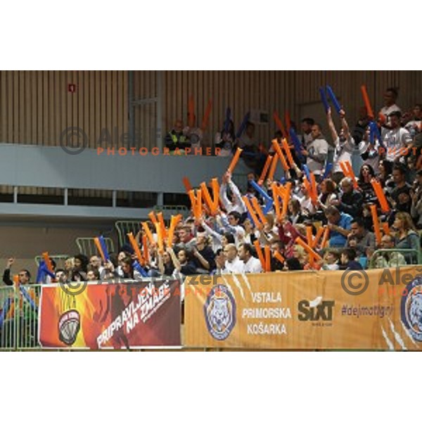 action during Nova KBM league basketball match between Union Olimpija and Sixt Primorska in Jezica Hall, Ljubljana, Slovenia on December 9, 2016