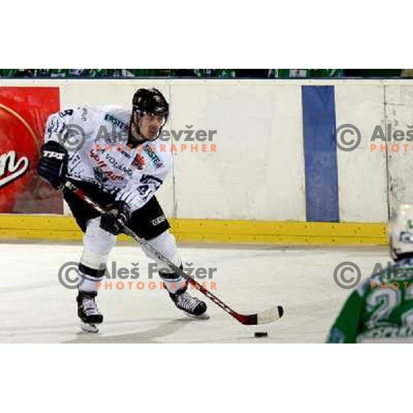 Tamas Groschl at ice hockey match ZM Olimpija- Alba Volan in EBEL League, played in Ljubljana 19.10.2007.ZM Olimpija won 2:0.Photo by Ales Fevzer 