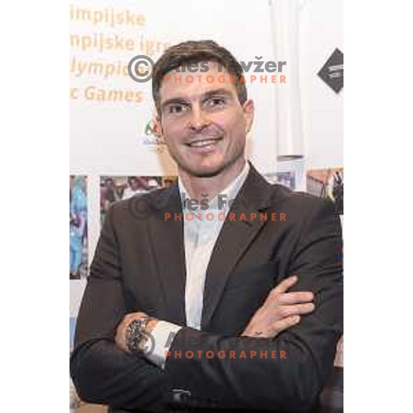 Peter Kauzer at Reception for Slovenian medalists of Rio 2016 Olympic games in Slovenian Olympic Centre in BTC, Ljubljana on December 13, 2016