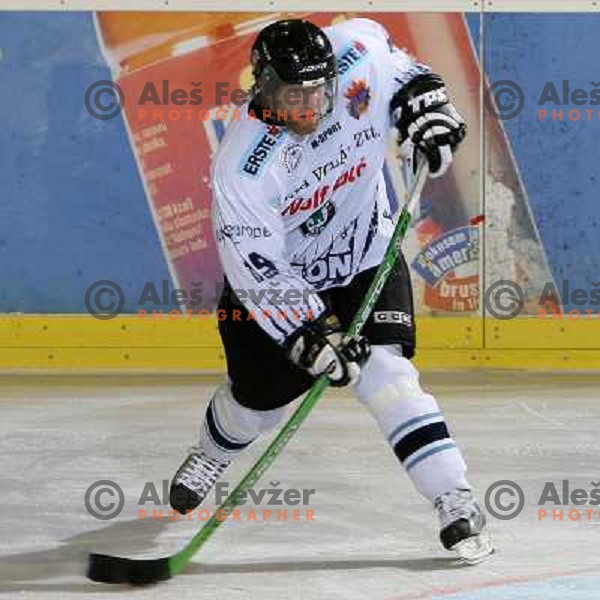 Gabor Ocskay (19)at ice hockey match ZM Olimpija- Alba Volan in EBEL League, played in Ljubljana 19.10.2007.ZM Olimpija won 2:0.Photo by Ales Fevzer 