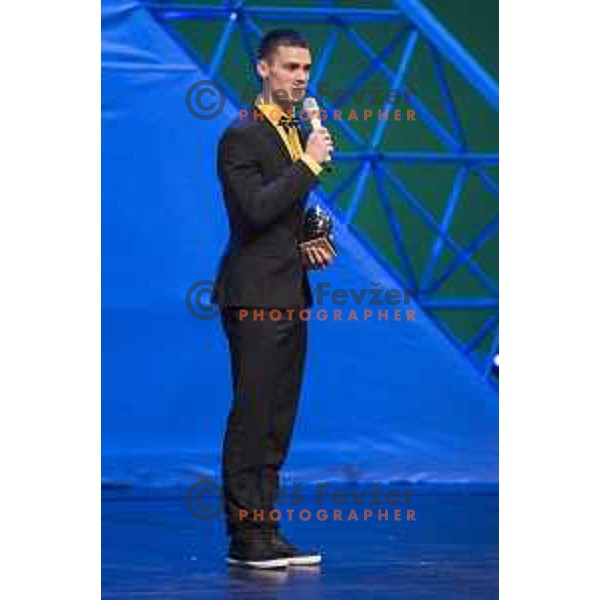 Tim Gajser, third placed at Slovenian sportsman of the year 2016 awards during Gala night in Cankar Hall, Ljubljana, Slovenia on December 13, 2016