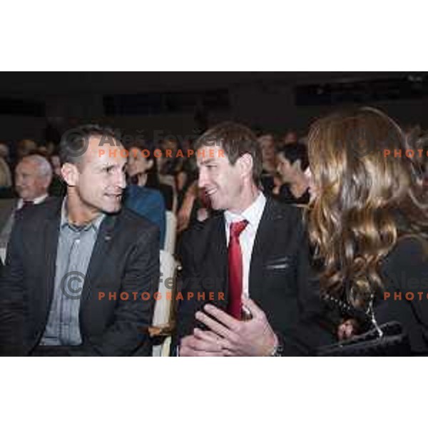 at Slovenian sportsman of the year 2016 awards during Gala night in Cankar Hall, Ljubljana, Slovenia on December 13, 2016,