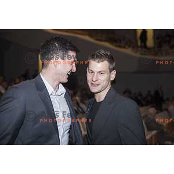 at Slovenian sportsman of the year 2016 awards during Gala night in Cankar Hall, Ljubljana, Slovenia on December 13, 2016,