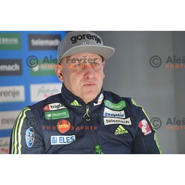 Goran Janus at press conference in Planica on December 21, 2016
