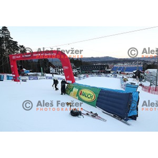 Preparation for 53. Golden Fox- Zlata Lisica Audi FIS Ski World Cup races in Maribor, Slovenia on January 6, 2017