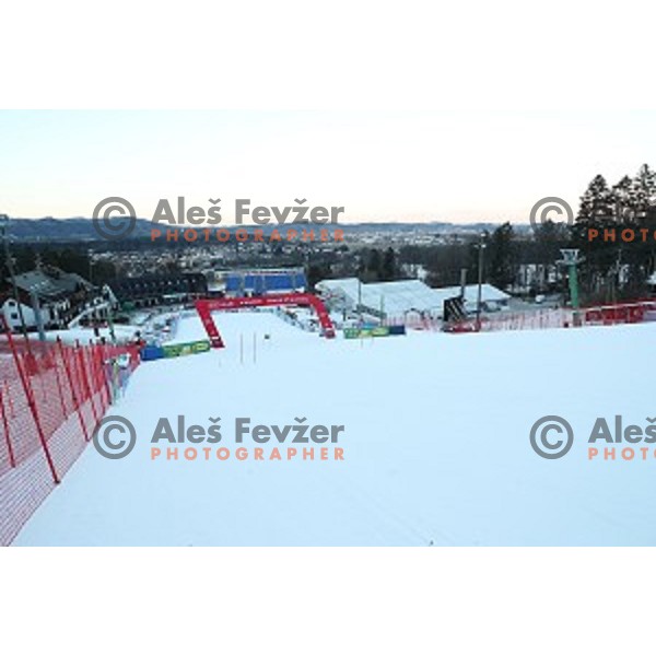 Preparation for 53. Golden Fox- Zlata Lisica Audi FIS Ski World Cup races in Maribor, Slovenia on January 6, 2017