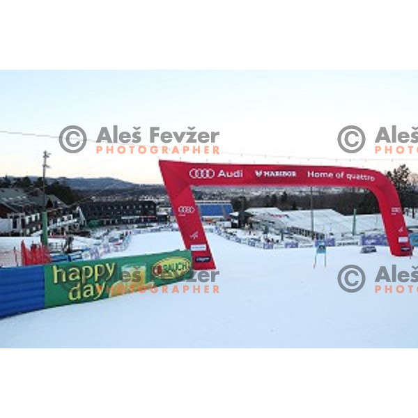 Preparation for 53. Golden Fox- Zlata Lisica Audi FIS Ski World Cup races in Maribor, Slovenia on January 6, 2017