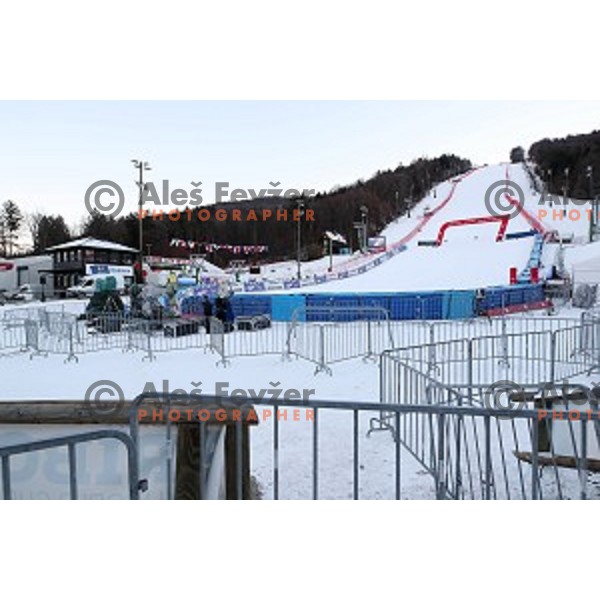 Preparation for 53. Golden Fox- Zlata Lisica Audi FIS Ski World Cup races in Maribor, Slovenia on January 6, 2017