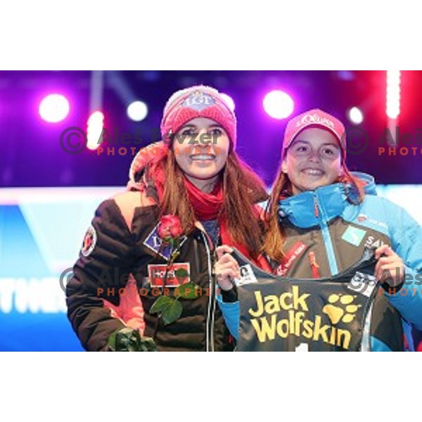 Public draw of starting numbers for 53. Golden Fox- Zlata Lisica Audi FIS Ski World Cup Giant Slalom in Maribor, Slovenia on January 6, 2017