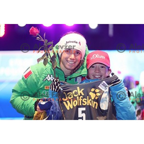 Public draw of starting numbers for 53. Golden Fox- Zlata Lisica Audi FIS Ski World Cup Giant Slalom in Maribor, Slovenia on January 6, 2017