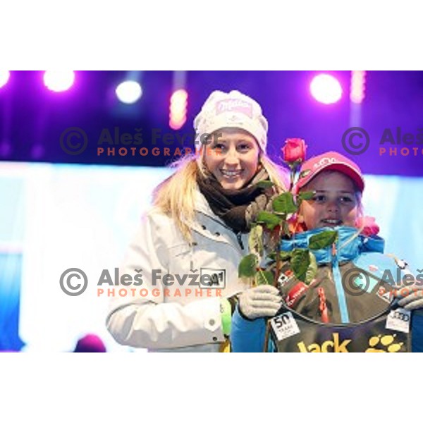 Public draw of starting numbers for 53. Golden Fox- Zlata Lisica Audi FIS Ski World Cup Giant Slalom in Maribor, Slovenia on January 6, 2017