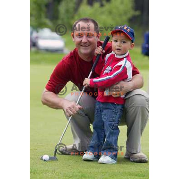 Cizman Tomaž with his son