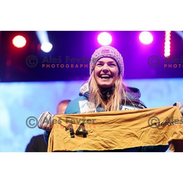 Public draw of starting numbers for 53. Golden Fox- Zlata Lisica Audi FIS Ski World Cup Giant Slalom in Maribor, Slovenia on January 6, 2017
