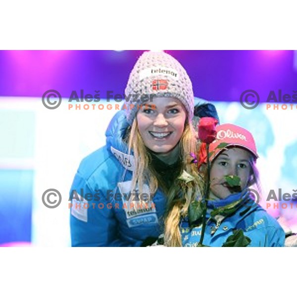 Public draw of starting numbers for 53. Golden Fox- Zlata Lisica Audi FIS Ski World Cup Giant Slalom in Maribor, Slovenia on January 6, 2017