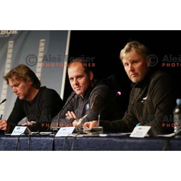 Mitja Dragsic, race director at Team Captain\'s meeting for 53. Golden Fox- Zlata Lisica Audi FIS Ski World Cup Giant Slalom in Maribor, Slovenia on January 6, 2017