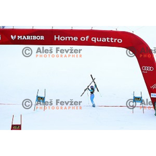 Tina Maze (SLO) finished her ski racing career at 53. Golden Fox- Zlata Lisica Audi FIS Ski World Cup Giant Slalom in Maribor, Slovenia on January 7, 2017