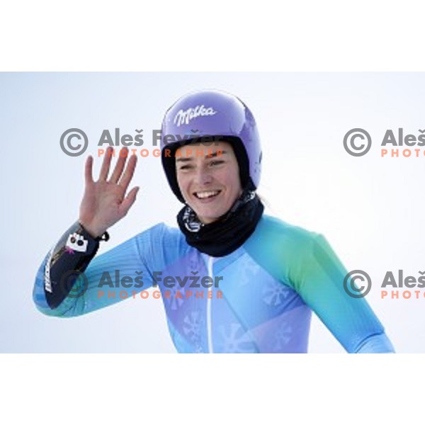 Tina Maze (SLO) finished her ski racing career at 53. Golden Fox- Zlata Lisica Audi FIS Ski World Cup Giant Slalom in Maribor, Slovenia on January 7, 2017