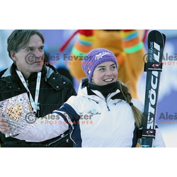 Tina Maze at 53. Golden Fox- Zlata Lisica Audi FIS Ski World Cup Giant Slalom in Maribor, Slovenia on January 7, 2017