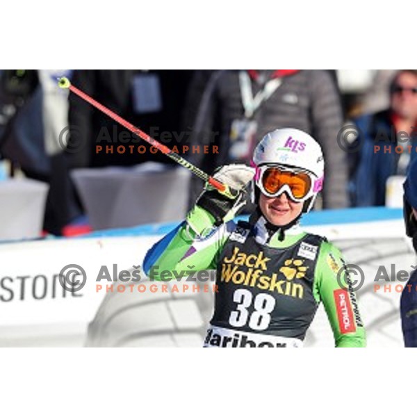 Tina Robnik (SLO) at 53. Golden Fox- Zlata Lisica Audi FIS Ski World Cup Giant Slalom in Maribor, Slovenia on January 6, 2017