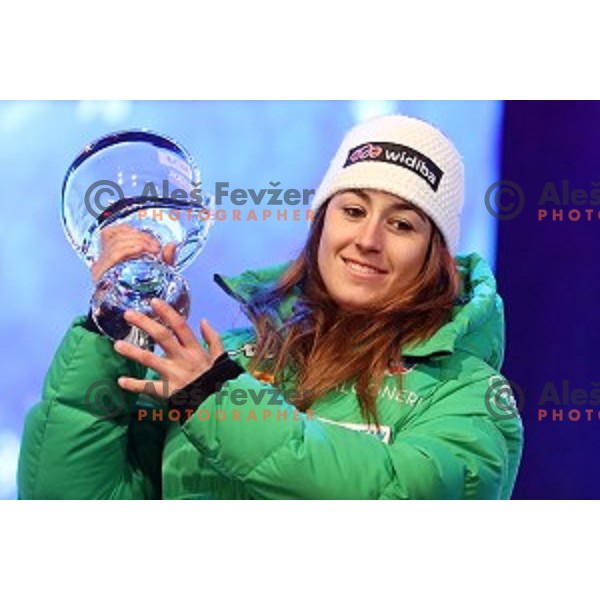 Public draw of starting numbers for 53. Golden Fox- Zlata Lisica Audi FIS Ski World Cup Slalom in Maribor, Slovenia on January 7, 2017