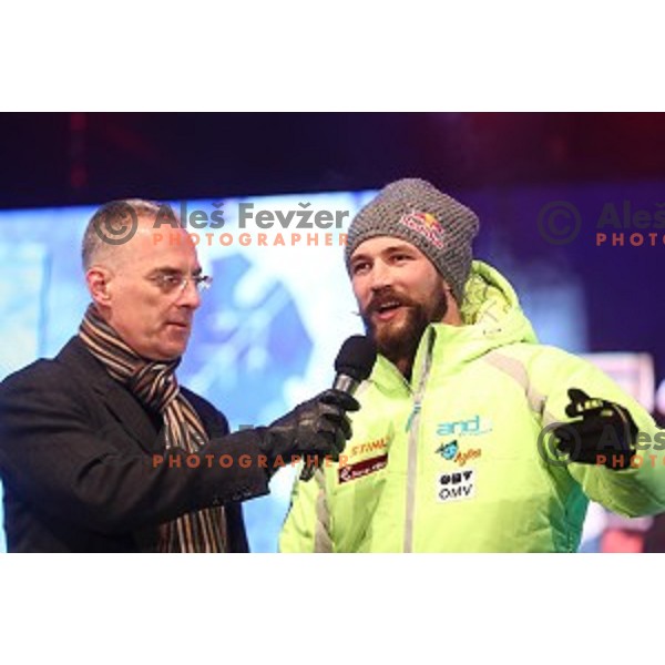 Public draw of starting numbers for 53. Golden Fox- Zlata Lisica Audi FIS Ski World Cup Slalom in Maribor, Slovenia on January 7, 2017