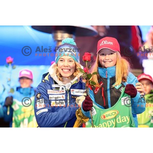 Public draw of starting numbers for 53. Golden Fox- Zlata Lisica Audi FIS Ski World Cup Slalom in Maribor, Slovenia on January 7, 2017