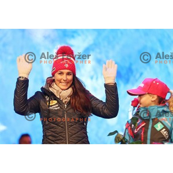 Public draw of starting numbers for 53. Golden Fox- Zlata Lisica Audi FIS Ski World Cup Slalom in Maribor, Slovenia on January 7, 2017