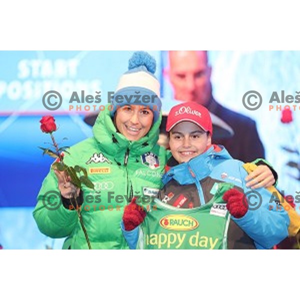 Public draw of starting numbers for 53. Golden Fox- Zlata Lisica Audi FIS Ski World Cup Slalom in Maribor, Slovenia on January 7, 2017