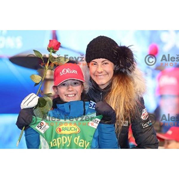 Public draw of starting numbers for 53. Golden Fox- Zlata Lisica Audi FIS Ski World Cup Slalom in Maribor, Slovenia on January 7, 2017