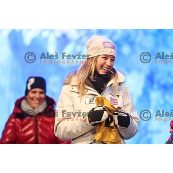 Public draw of starting numbers for 53. Golden Fox- Zlata Lisica Audi FIS Ski World Cup Slalom in Maribor, Slovenia on January 7, 2017