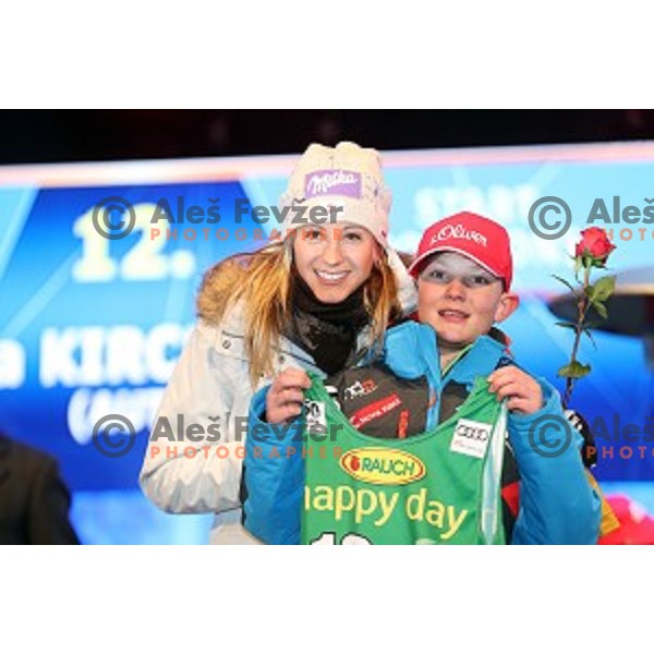 Public draw of starting numbers for 53. Golden Fox- Zlata Lisica Audi FIS Ski World Cup Slalom in Maribor, Slovenia on January 7, 2017