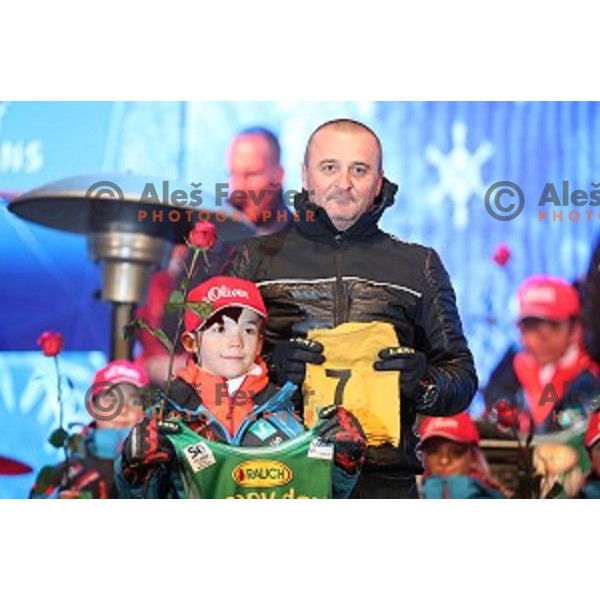 Public draw of starting numbers for 53. Golden Fox- Zlata Lisica Audi FIS Ski World Cup Slalom in Maribor, Slovenia on January 7, 2017
