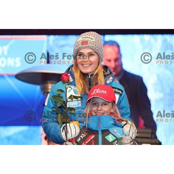 Public draw of starting numbers for 53. Golden Fox- Zlata Lisica Audi FIS Ski World Cup Slalom in Maribor, Slovenia on January 7, 2017