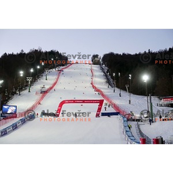 Course inspection for 53. Golden Fox- Zlata Lisica Audi FIS Ski World Cup Giant Slalom in Maribor, Slovenia on January 7, 2017