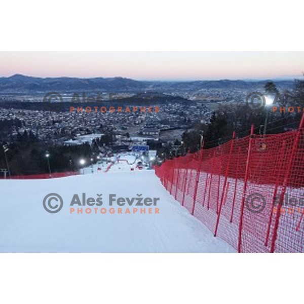 Course inspection for 53. Golden Fox- Zlata Lisica Audi FIS Ski World Cup Giant Slalom in Maribor, Slovenia on January 7, 2017