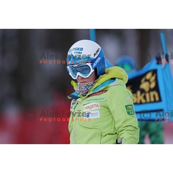 Ilka Stuhec at Course inspection for 53. Golden Fox- Zlata Lisica Audi FIS Ski World Cup Giant Slalom in Maribor, Slovenia on January 7, 2017