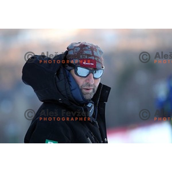 Andrea Massi at Course inspection for 53. Golden Fox- Zlata Lisica Audi FIS Ski World Cup Giant Slalom in Maribor, Slovenia on January 7, 2017