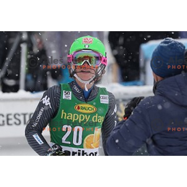 Chiara Costaza (ITA) at 53. Golden Fox- Zlata Lisica Audi FIS Ski World Cup Slalom in Maribor, Slovenia on January 8, 2017
