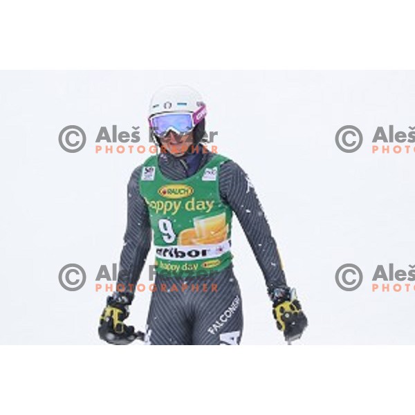 Irene Curtoni (ITA) at 53. Golden Fox- Zlata Lisica Audi FIS Ski World Cup Slalom in Maribor, Slovenia on January 8, 2017