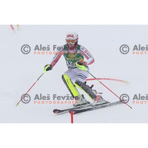 Christina Geiger (GER) at 53. Golden Fox- Zlata Lisica Audi FIS Ski World Cup Slalom in Maribor, Slovenia on January 8, 2017