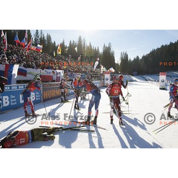 competes at Men\'s 12.5km Pursuit during IBU World Cup 2016/2017 Pokljuka, Slovenia on December 10, 0216