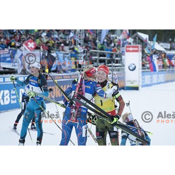competes at Women\'s 10 km Pursuit during IBU World Cup 2016/2017 Pokljuka, Slovenia on December 10, 2016