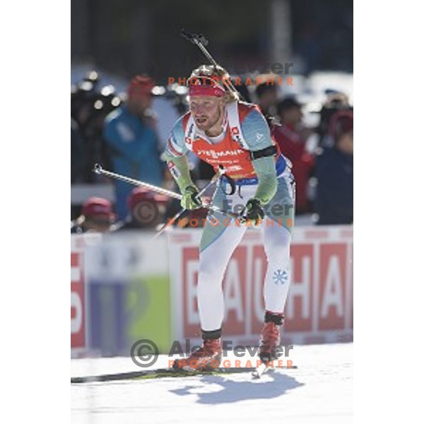 competes at Men\'s 12.5km Pursuit during IBU World Cup 2016/2017 Pokljuka, Slovenia on December 10, 0216