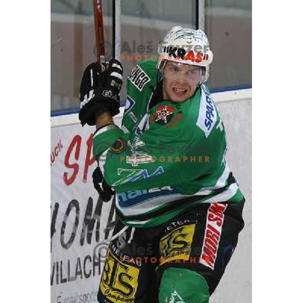 Tavzelj ice hockey game ZM Olimpija- Red Bull Salzburg in 11th round of EBEL league,played in Ljubljana 21.10.2007. Photo by Ales Fevzer 