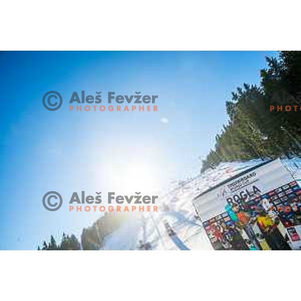 during the Rogla FIS Snowboard World Cup 2016/17 parallel giant slalom, Rogla, Slovenia, on January 28, 2017.